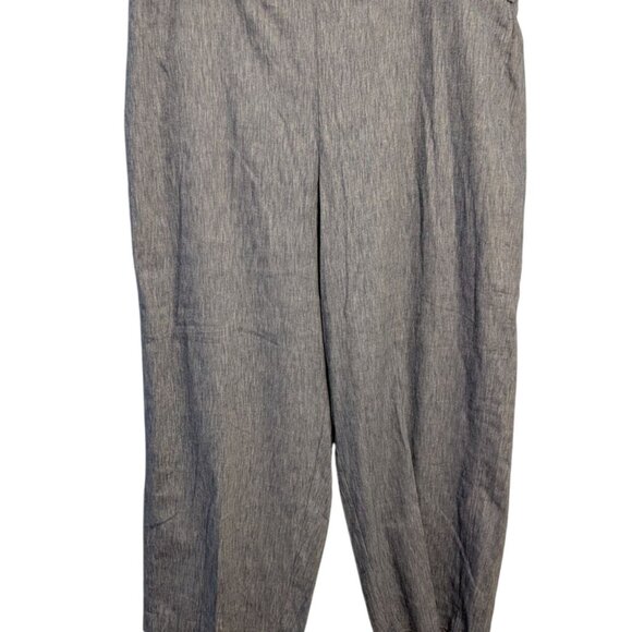 Lane Bryant Womens Straight Fit Chambray Pants Size 24 pockets Classic - Picture 11 of 12